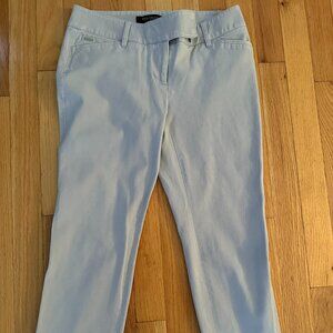 White House Black Market- Women's Gray Crop Pants